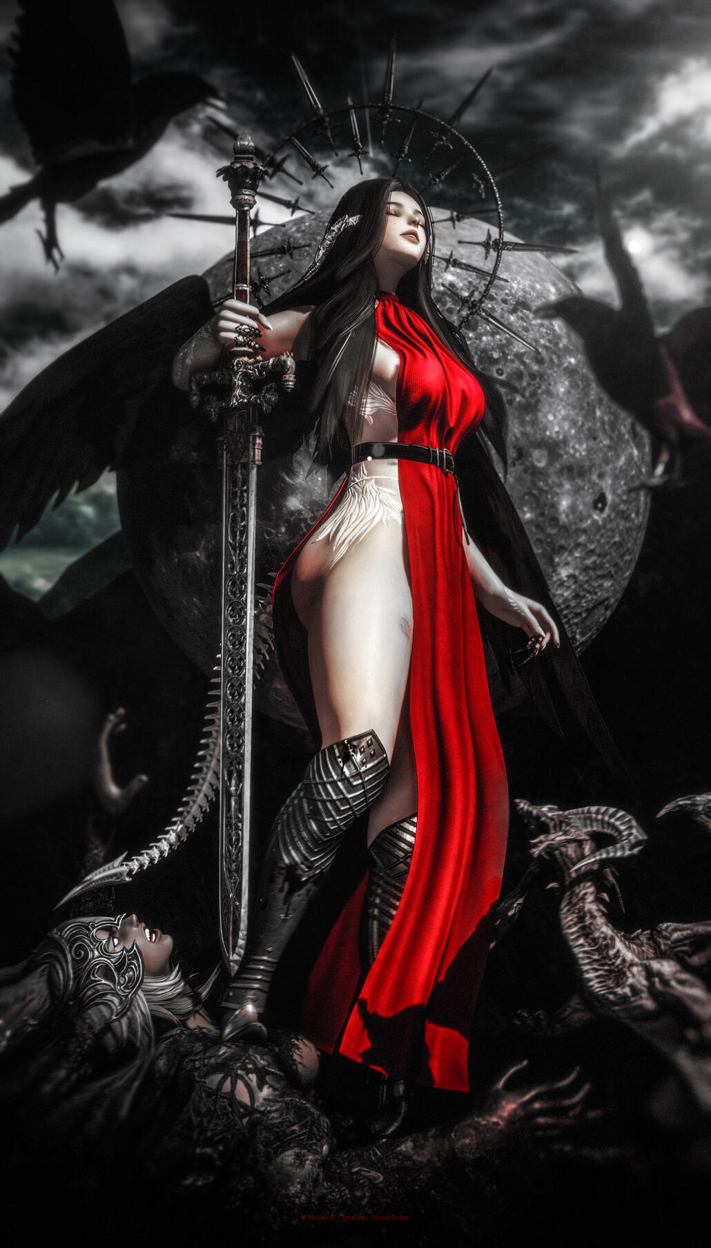 I'll build my kingdom from your hate.