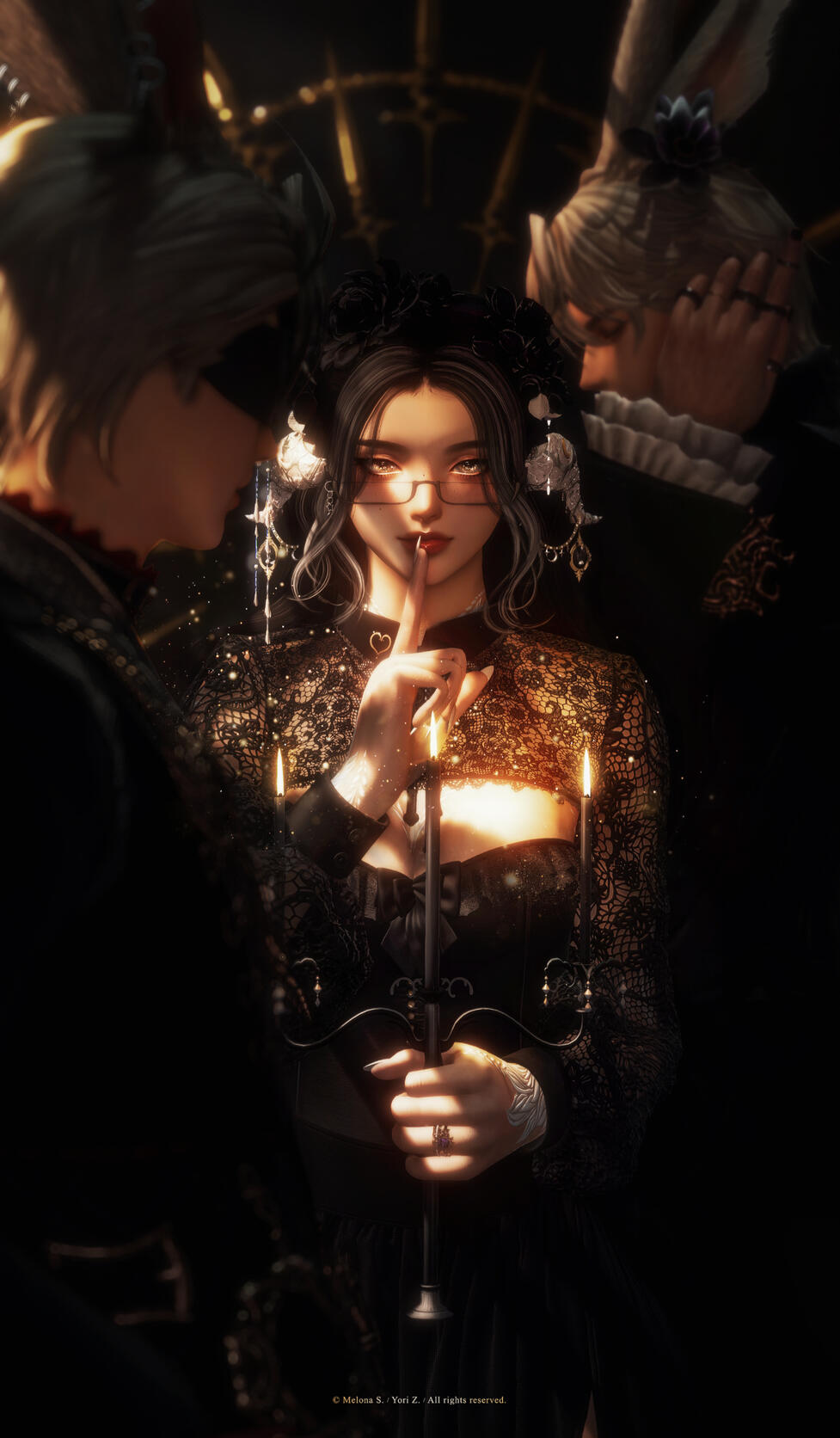 See no evil, hear no evil, speak no evil.