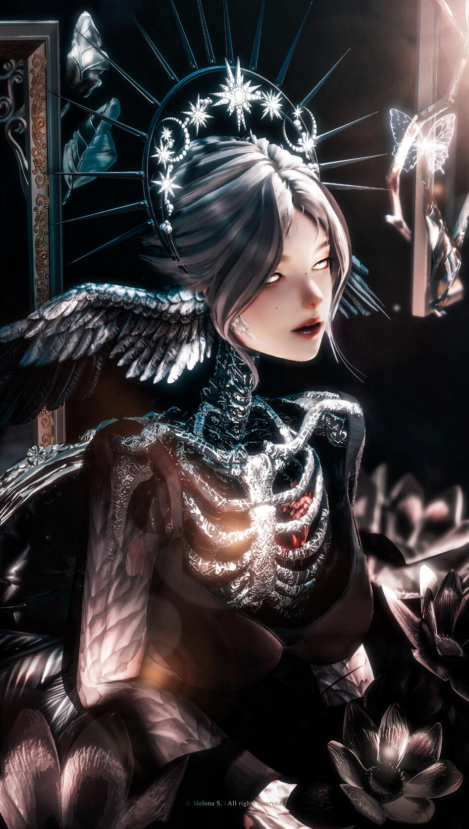 I bare my heart to you.